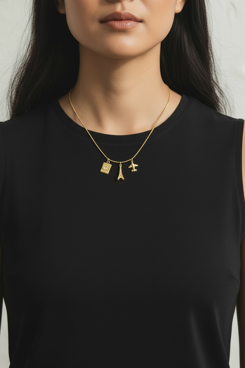 Voyage – Travel Charm Necklace