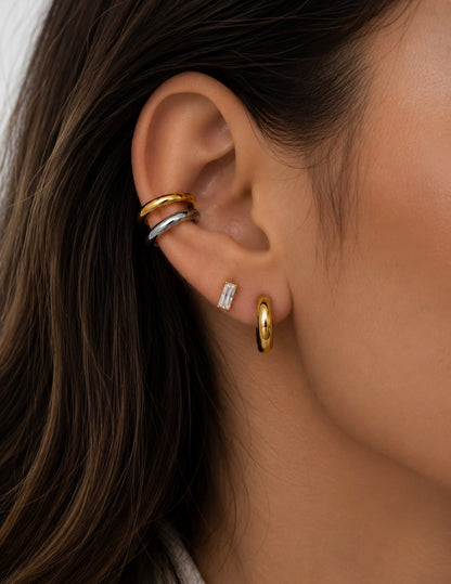 Two-Tone Ear Cuff Set