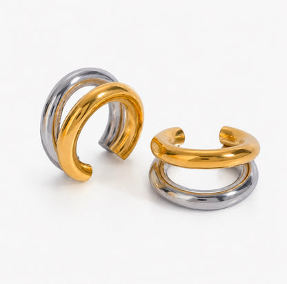 Two-Tone Ear Cuff Set