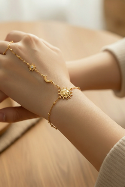 Celeste Hand Chain Bracelet