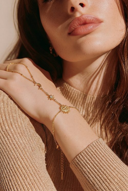 Celeste Hand Chain Bracelet