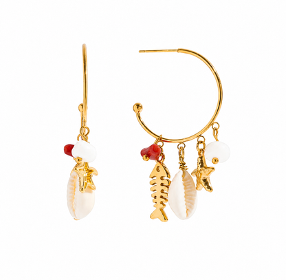Coastal Charm Hoops