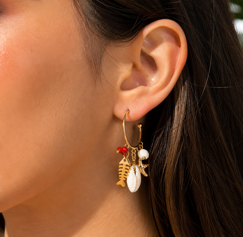 Coastal Charm Hoops
