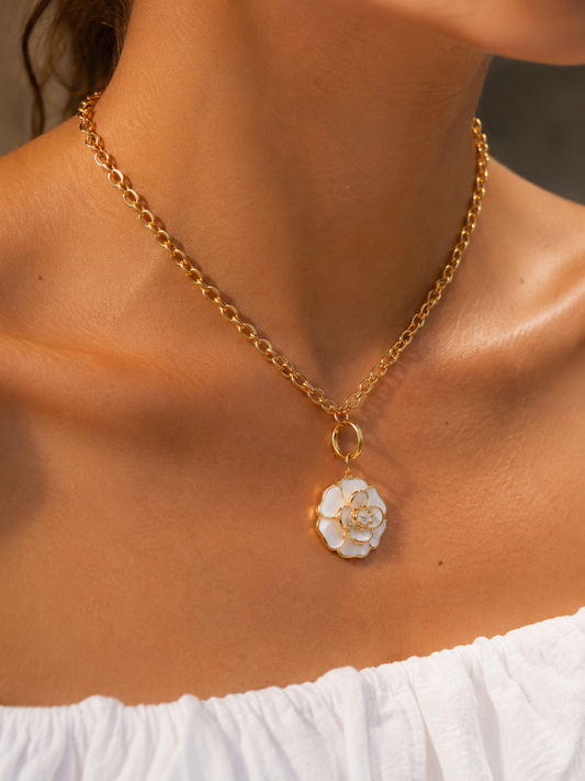 Camelia Bloom Necklace